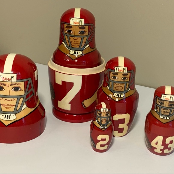 VINTAGE Alabama Crimson Tide: Nesting Dolls Set - Picture 11 of 11
